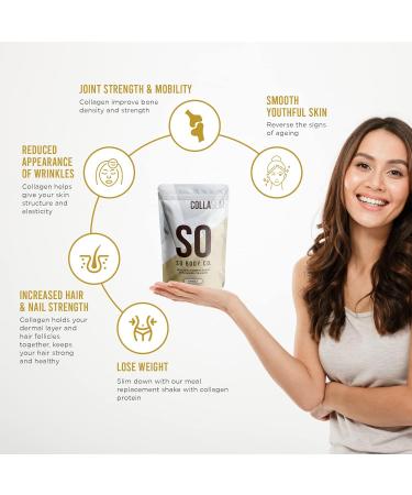 SoBodyCo CollaSlim Vanilla Meal Replacement Shake with Added Collagen 800g (1 Pack) - Weight Loss and Diet Support - Buy Online on GoSupps.com