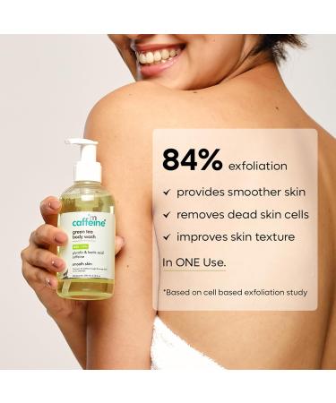  mCaffeine mCaffeine Green Tea Body WashDaily Use Shower Gel for Men and Women - 200ml - Buy Online on GoSupps.com