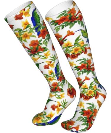 Shop Hummingbirds Compression Socks for Women & Men - 15-20 mmHg Support for Running & Cycling - Boost Circulation & Performance - Buy Online on GoSupps.com