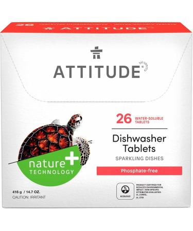 ATTITUDE Laundry Detergent and Dishwasher Tablets Bundle | Plant and Mineral-Based Formulas | Vegan and Cruelty-free Laundry Detergent+Dishwasher Tablets - Buy Online on GoSupps.com