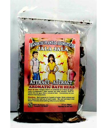 6 PCS AROMATIC SOOTHING HERBAL BATH ATTRACT ATTRACT JALA JALA BANO DE PLANTAS AROMATICAS - MADE IN USA - 1 OZ