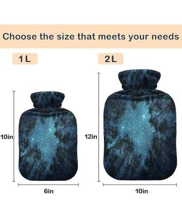 NAANLE Galaxy Tree of Life Hot Water Bottle - 2L Transparent Heating & Cooling Therapy for Back Pain Relief - Buy Online on GoSupps.com
