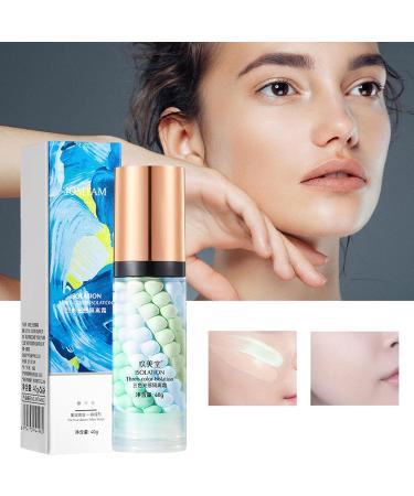  LINGJIONG Makeup color | Tri-color Isolation Cream Face foundation base isolating cream invisible pores moisturizing foundation concealer essence - Buy Online on GoSupps.com
