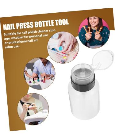  SOESFOUFU Set of 3 Durable and Leak-Proof Plastic Nail Polish Remover Bottles for Removing Gel Nail Polish - Buy Online on GoSupps.com