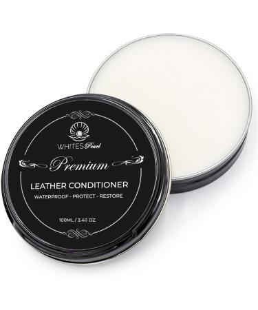 Premium Quality Leather Conditioner - for Boots Shoes Purses Bags Accessories and Auto Interiors. Water Repelling