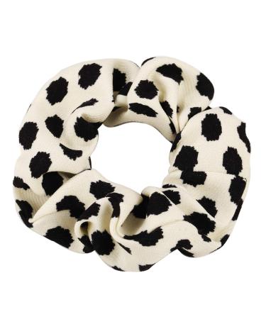 Sukokola black dots hair tie for women strong elastic white hair bobbles for ponytailers hair accessories ropes scrunch
