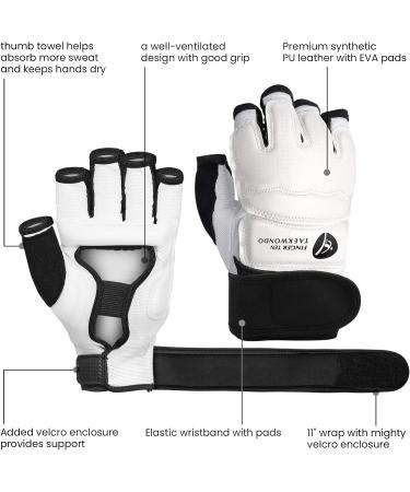 Taekwondo Gloves & Foot Protection Set | MMA Boxing & Kickboxing Gear for Men Women & Youth - Buy Online on GoSupps.com