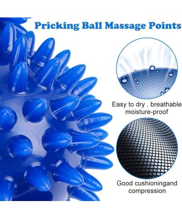 2-in-1 Massage Scooter & Roller with Handle - Fascia Massage Balls for Back Legs Feet & Hands - Perfect Self-Massage Device - Buy Online on GoSupps.com