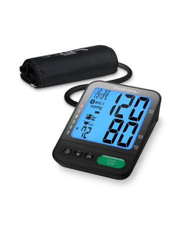 Medisana |BU 580 Connect |Upper arm blood pressure monitor |Precise blood pressure and pulse measurement with memory function |Bluetooth app |Traffic light scale |Big display |Large cuff 23 - 43 cm Bluetooth function