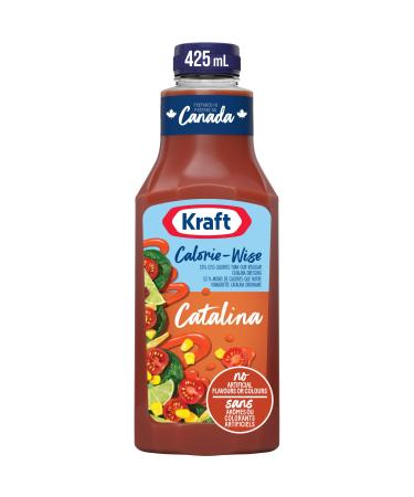 Kraft Catalina Salad Dressing Calorie-Wise 425 ml Bottle (Pack of 10)