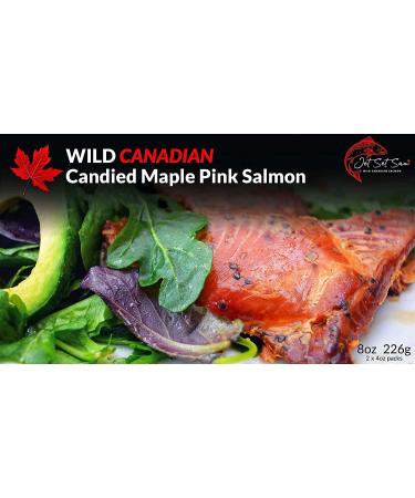 Smoked Salmon Christmas Food Gift Pack Featuring Wild Canadian Salmon and Luxurious Tuxedo Chocolates | Food Gift Box (Add 8 oz Wild Smoked Tuna) - Buy Online on GoSupps.com