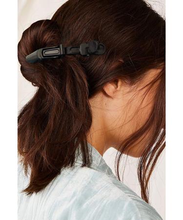Hair Styling Clips Sectioning Alligator hair clips Duckbill Clips Non-Slip Hairdresser dedicated Partition Hairgrips For Thick Hair Large Hairpin Black - Buy Online on GoSupps.com