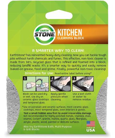 EarthStone International Kitchenstone Cleaning Block (110) - Eco-Friendly Solution - Buy Online on GoSupps.com