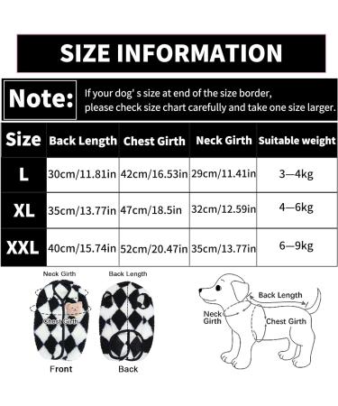 Small Dog Jumper Warm Fleece Dog Jumper for Small Dogs Winter Fleece Jumper Vest Sweaters for Pet Fall Winter Clothes for Chihuahua Welsh Corgi Yorkshire Terrier (L Black) L Black - Buy Online on GoSupps.com