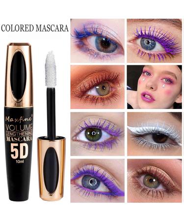 MIESCHER Brown Waterproof Mascara - Long Lasting 5D Silk Fiber Lash Mascara for Volumizing, Lengthening, and Defining Eye Lashes - Buy Online on GoSupps.com