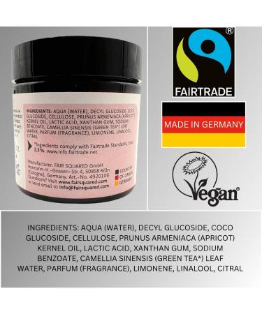 FAIRTRADE Facial Scrub - 3.38 Oz Apricot & Green Tea | Natural Deep Cleansing for Radiant Skin | Buy Internationally - Buy Online on GoSupps.com