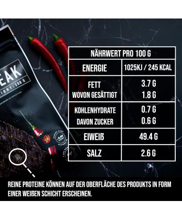 Buy The Meat Makers Peppered Beef Jerky 400g - Protein-Rich Dried Beef Snack for International Shipping - Buy Online on GoSupps.com