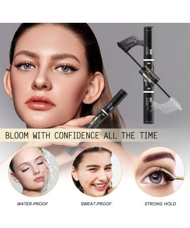 QUEWEL Cluster Lashes Glue | DIY Eyelash Extensions Adhesive & Sealant | Waterproof Black Eyelash Glue for Individual Lashes | Super Strong Hold 5ml+5ml - Buy Online on GoSupps.com