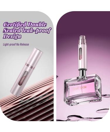 YIERSO Perfume Travel Refillable Bottle Bottom-Filling Perfume Dispenser Mini Cologne Atomizer Sprayer Portable Pocket Size Essentials Items for Cruise Car Trip Purse Gift 5ml (Pink) - Buy Online on GoSupps.com