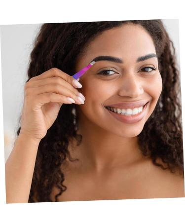 WOFASHPURET 1 Set Set Blue Pink Love Fake Eyelashes Eyelash Curler Tweezers Eyebrow Tweezers for Adult Precision Tweezer Cosmetic Eyebrow Brush Tool Trimming Eyebrow Tweezers - Buy Online on GoSupps.com