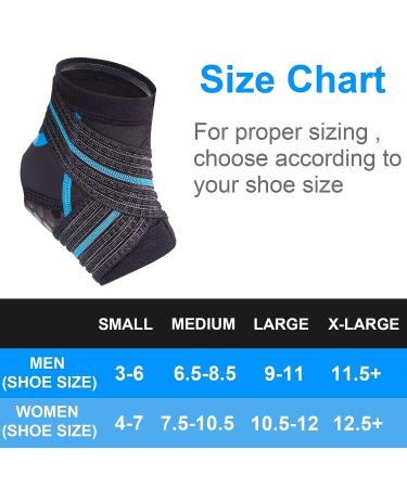 Nvorliy Neoprene Compression Ankle Brace for Water Sports & Injury Recovery - Medium - Buy Online on GoSupps.com