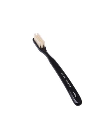 Acca Kappa Vintage Black Toothbrush Hard Nylon Black Hard Nylon