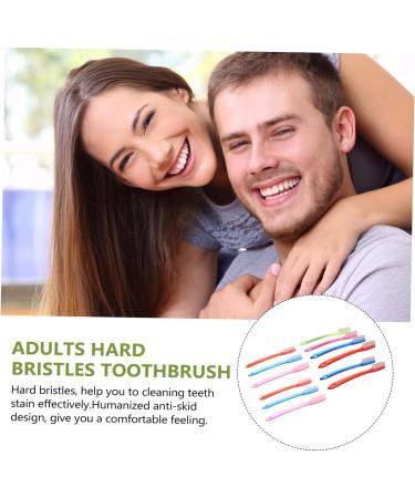 Goohochy 12th Maternity Toothbrush - Hard Toddler Toothbrush Giant Head Bulk Disposable Travel Toothbrushes - Buy Online on GoSupps.com