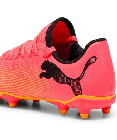 PUMA Unisex Kids Future 7 Play FG/AG Football Shoe - 37.5 EU - Sunset Glow & Puma Black - Shop Now! - Buy Online on GoSupps.com