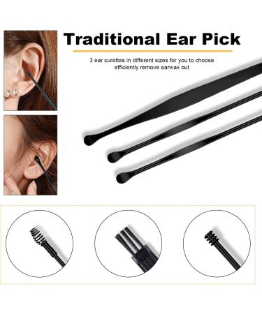 FYOBYYE Ear Wax Removal Camera | 1080P Otoscope Ear Cleaner with Light | Ear Wax Removal Tool Kit for iOS Android | Includes 6 Ear Picks - Buy Online on GoSupps.com
