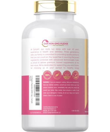 Carlyle Collagen Peptides 6000mg | 400 Caplets | with Vitamin C | Type 1 and 3 | Non-GMO Gluten Free Grass Fed Supplement - Buy Online on GoSupps.com