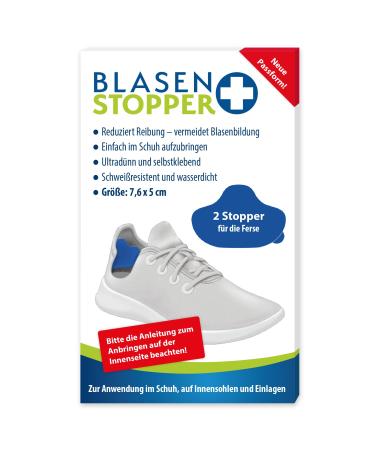 Bladder stopper - the bladder patch for the shoe |2 stopper for the heel |To avoid bubbles and pressure points.For sports shoes hiking boots work shoes and leisure shoes.