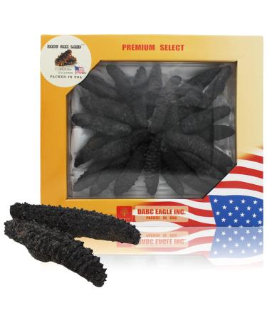 DOL Wild Caught,Sun Dried Atlantic Black Pin Sea Cucumber All Natural Nutritious,  - in box (Large 8oz/box) 1 Count (Pack of 1)
