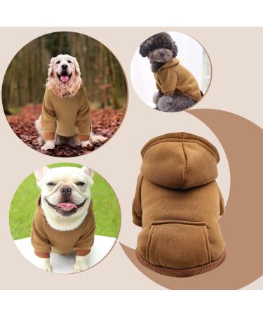 Waterproof Dog Coat - Warm Winter Jacket for Small Dogs & Puppies | Autumn Fleece Hoodie with Bag - Buy Online on GoSupps.com