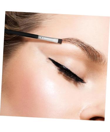 BELLIFFY 6pcs Flat Eyebrow Brush Eye Tool Brush Eyeliner Concealer Brush Makeup Tool Black Artificial Fiber - Buy Online on GoSupps.com