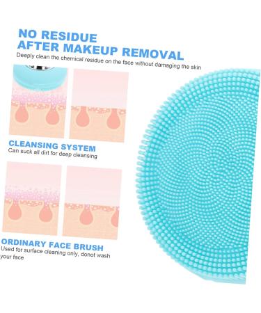 POPETPOP Pore Cleanser Face Cleaners Silicone Facial Cleansing Brush Skin Cleaning Scrubber Silica Gel Washbasin Blue 7x7cm (UYF1X2I14J0704ZU5NKIYR1B) - Buy Online on GoSupps.com