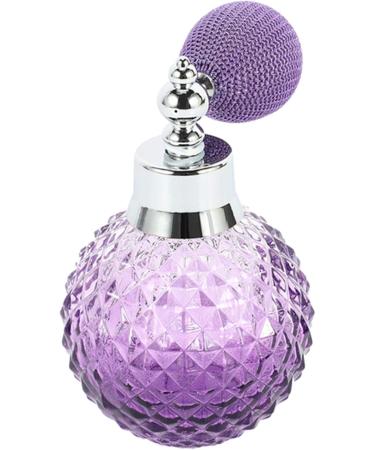Bassulouda 110ml Vintage Crystal Spray Bottle Perfume White Short Atomizer Refillable Glass - Buy Online on GoSupps.com