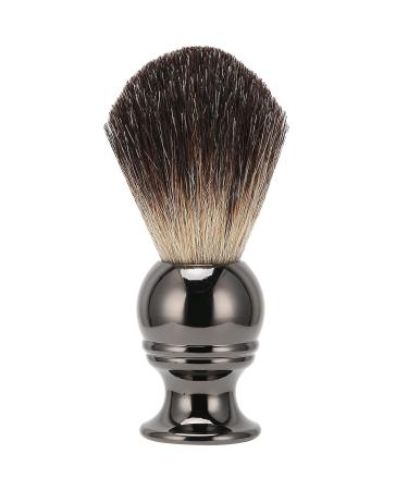 Professional Beard Shaving Brush with Stainless Steel Handle | Travel & Salon Use | Best eCommerce Quality - Buy Online on GoSupps.com