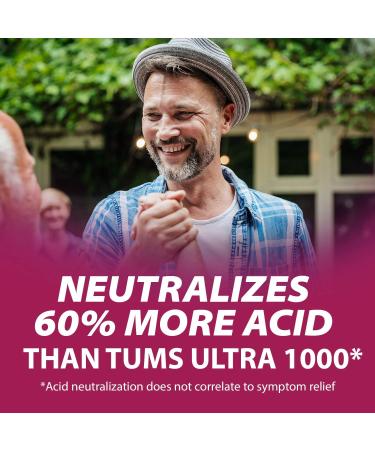 Rolaids Advanced Antacid Plus Anti-Gas Softchews 28ct Mixed Berry - Heartburn & Gas Relief - Buy Online on GoSupps.com