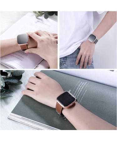 Clear Ultra Thin Fitbit Versa 2 Screen Protector Case 3 Pack - Full Protective Cover for Versa 2 Smartwatch Bands - Scratch Resistant & Shock Absorbing - Maledan Compatible - Buy Online on GoSupps.com