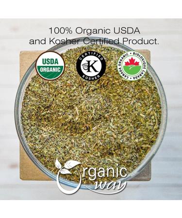 Organic Way Stevia Leaf Cut & Sifted - 1 lb (16 oz) | Raw Vegan Non GMO & Gluten Free | USDA & Kosher Certified | From India - Buy Online on GoSupps.com