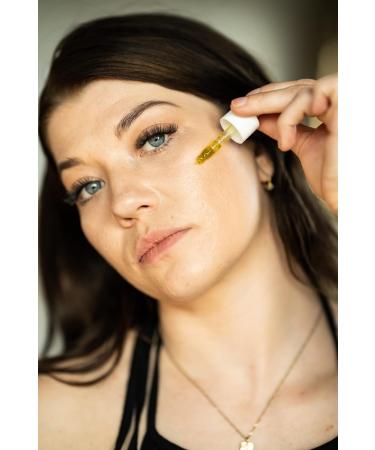 Blue Tansy & Berry Hydrating Serum - Clean Beauty Nourishing Face Serum with Rosehip Oil - Made in USA Cruelty Free Paraben Free - Buy Online on GoSupps.com