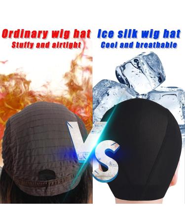 Wig Caps for Wig Making - 6 Pack Stretchable Ice Silk Cooling Dome Caps for Lace Front Wigs - Buy Online on GoSupps.com
