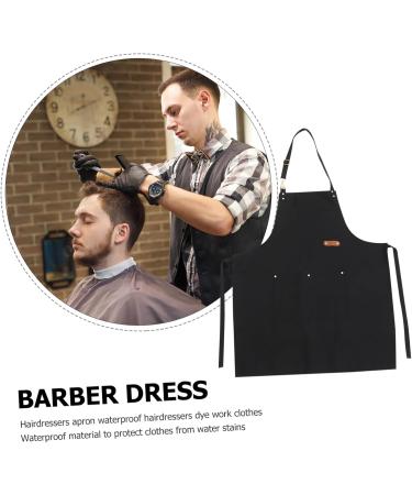 Housoutil Barber Apron Baking Apron Craft Apron Kitchen Apron Oil-proof Cooking Aprons Apron for Men Pocket Apron Grease Proofing Aprons Party Apron Women's Cooking Utensils Fabric Milk Tea - Buy Online on GoSupps.com