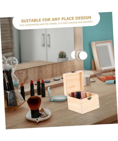 Shop Minkissy Essential Oil Storage Box | Wood Organizer for Jewelry Beads & Bottles - Buy Online on GoSupps.com