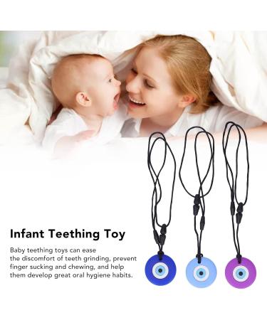 Silicone Bite Ring Toys for Babies - 3-Part Set | Soft Fun Portable Chewing Soothers - Buy Online on GoSupps.com