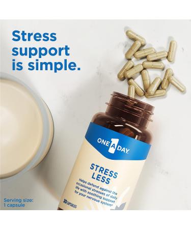 Occasional Stress Relief Supplement with Ashwagandha, Passionflower & Valerian Extracts - 30 Capsules - Buy Online on GoSupps.com