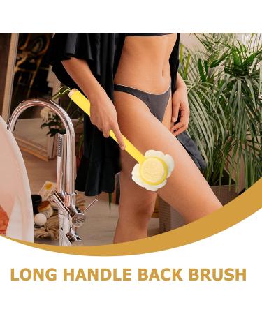 Veemoon Shower Body Brush with Bristles and Loofah Handle Bath Sponge for Men and Women - Buy Online on GoSupps.com