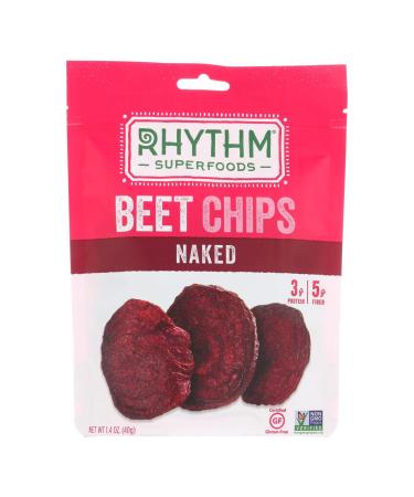 Rhythm Superfoods Naked Beet Chips, 1. 4 Ounce -- 12 per case.