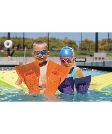 FINIS Booster Kids Swim Fins Purple - Size Jr 6-8 - Buy Online on GoSupps.com