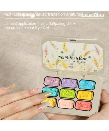  G n rique Stamping Gel - Set of 9 Solid Gradient Colors - Solid Manicure Art with Long-Lasting Rainbow Beauty Care for Spring/Summer Holidays - Buy Online on GoSupps.com